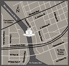 Trump Tower Tampa location map